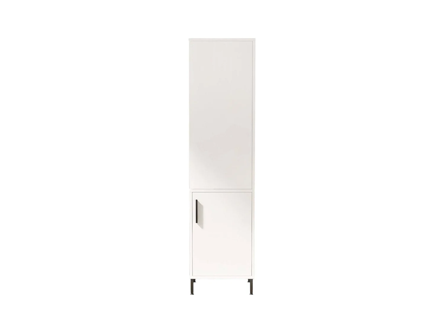 Armoire polyvalente 1 porte Dpinsogli, Meubles multifonctionnels, Casier à chaussures, Support à chaussures pour armoire, 45x36 h174 cm, Blanc