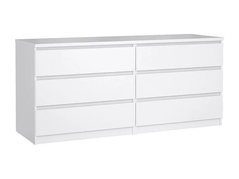 Dsanog dressoir, Woonkamerbuffet, Woonkamerdressoir, Keukenkast, 154x50 h70 cm, Wit