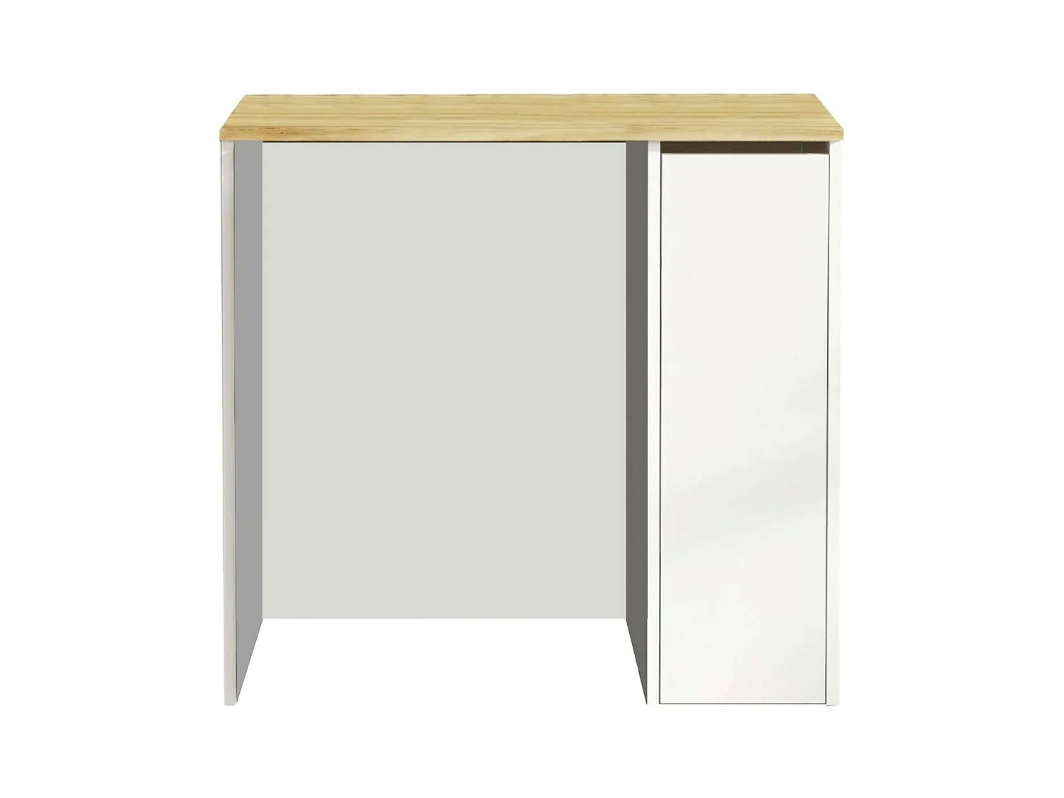 Grande armoire polyvalente Dpolengh, Meubles multifonctionnels, Casier à chaussures, Support à chaussures pour armoire, 94x60h88 cm, Noyer et Blanc