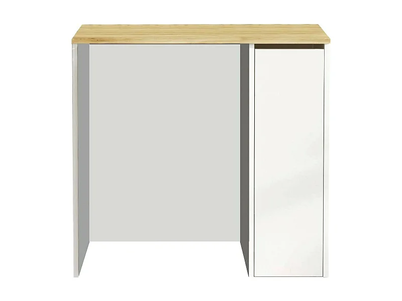 Gran armario multiusos Dpolengh, Muebles multifuncionales, Zapatero, Armario para zapatos, 94x60h88 cm, Nogal y Blanco