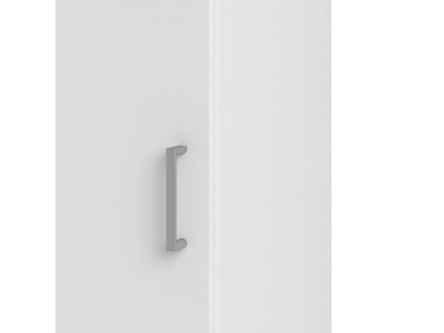 Armoire polyvalente 1 porte Ddjamanc, Meubles multifonctionnels, Casier à chaussures, Support à chaussures pour armoire, 42x39 h175 cm, Blanc