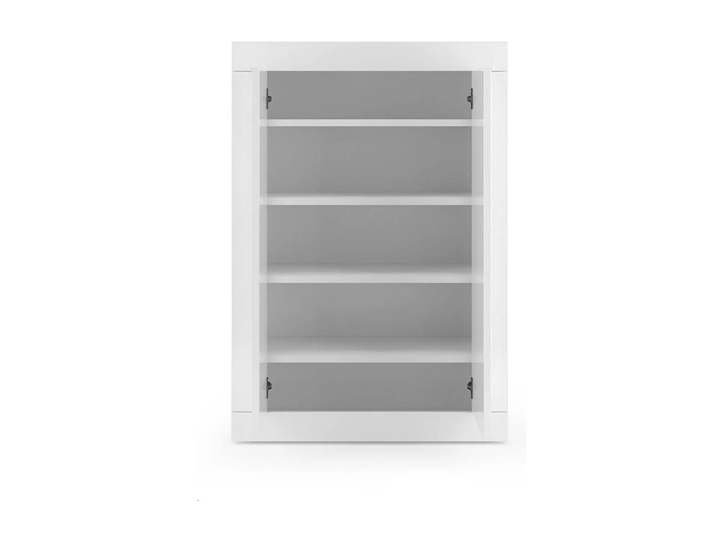 Armário multiusos Drandl 2 portas, Armário multifuncional, Sapateira, Roupeiro, Fabricado em Itália, 78x35 h113 cm, Branco