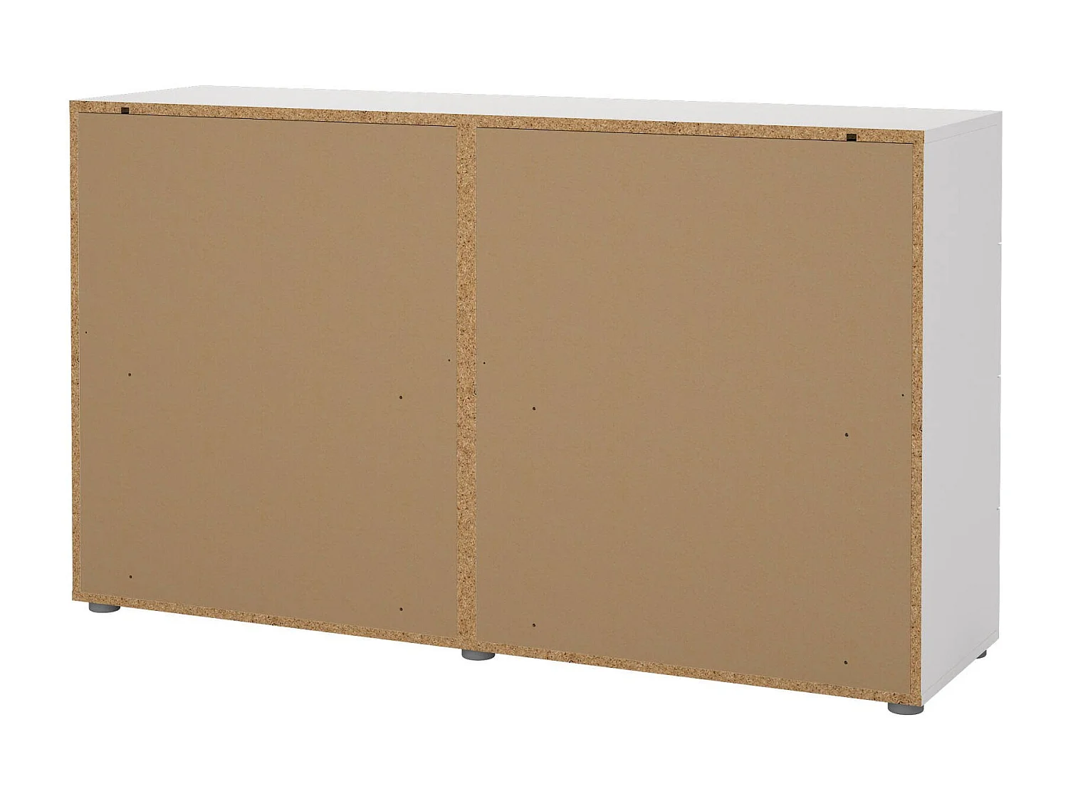 Dsattol dressoir, Woonkamerbuffet, Woonkamerdressoir, Keukenkast, 140x40 h82 cm, Wit