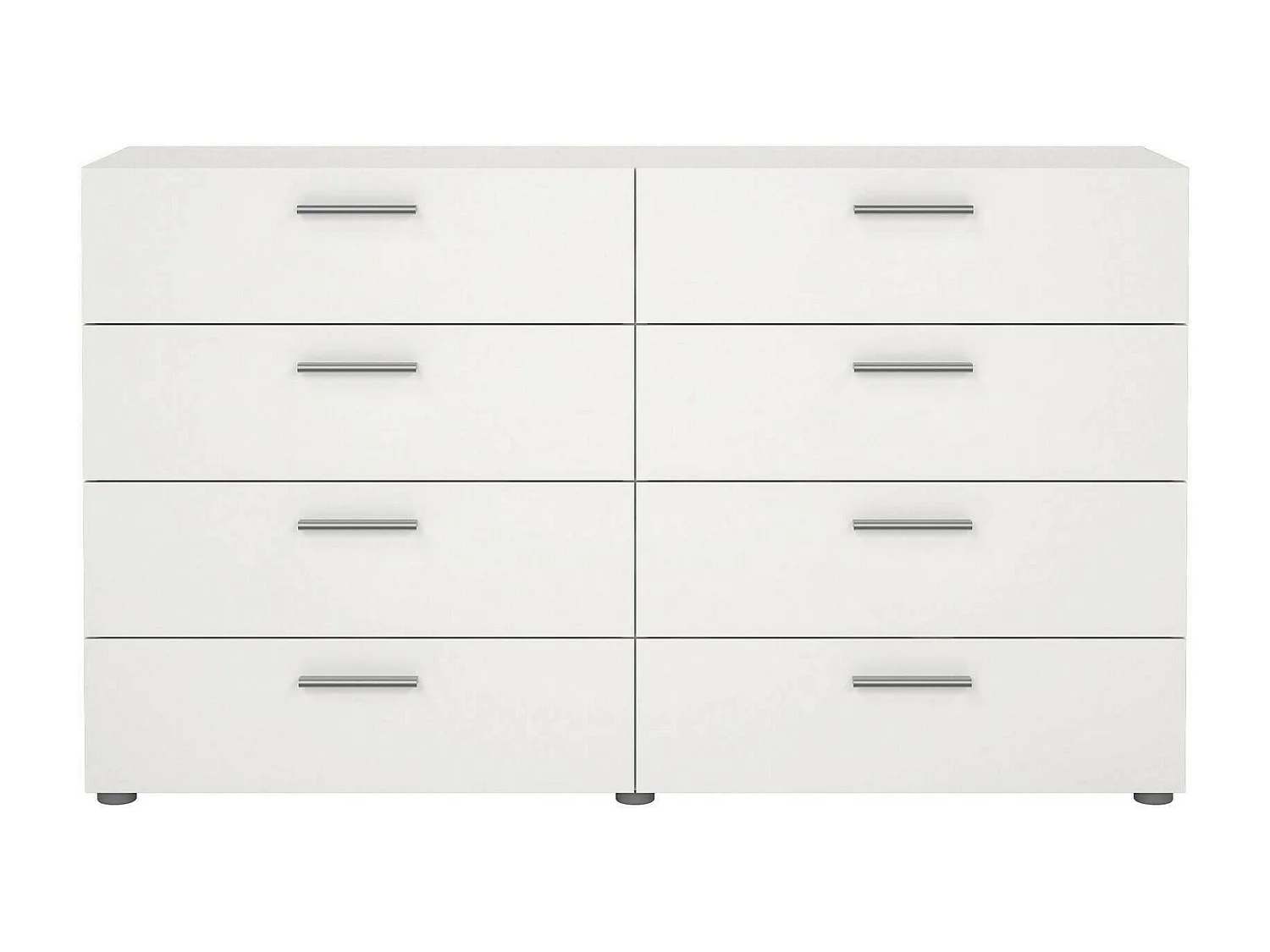 Dsattol dressoir, Woonkamerbuffet, Woonkamerdressoir, Keukenkast, 140x40 h82 cm, Wit