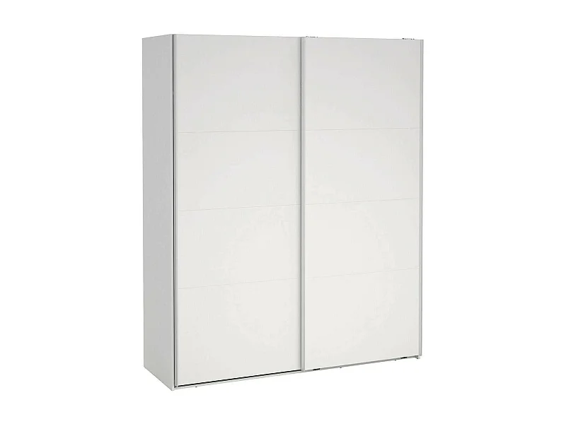 Dmora - Armadio multiuso 2 ante Gomer, 179x65 h220 cm, Bianco