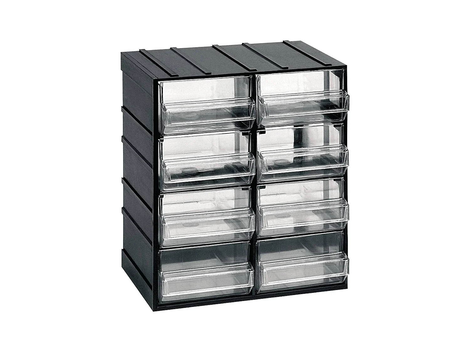 Armoire Polyvalente À 2 Portes, En Pvc, Anthracite, 19.2x14.8h23 Cm