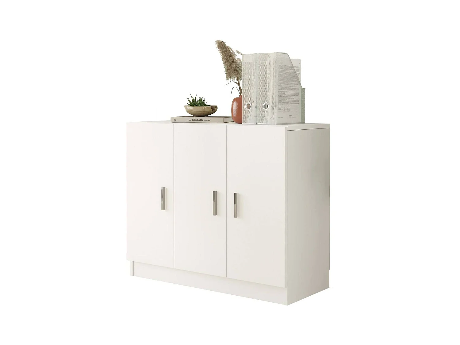 Grande armoire polyvalente Dcavallin, Meubles multifonctionnels, Casier à chaussures, Support à chaussures pour armoire, 89x38 h74 cm, Blanc