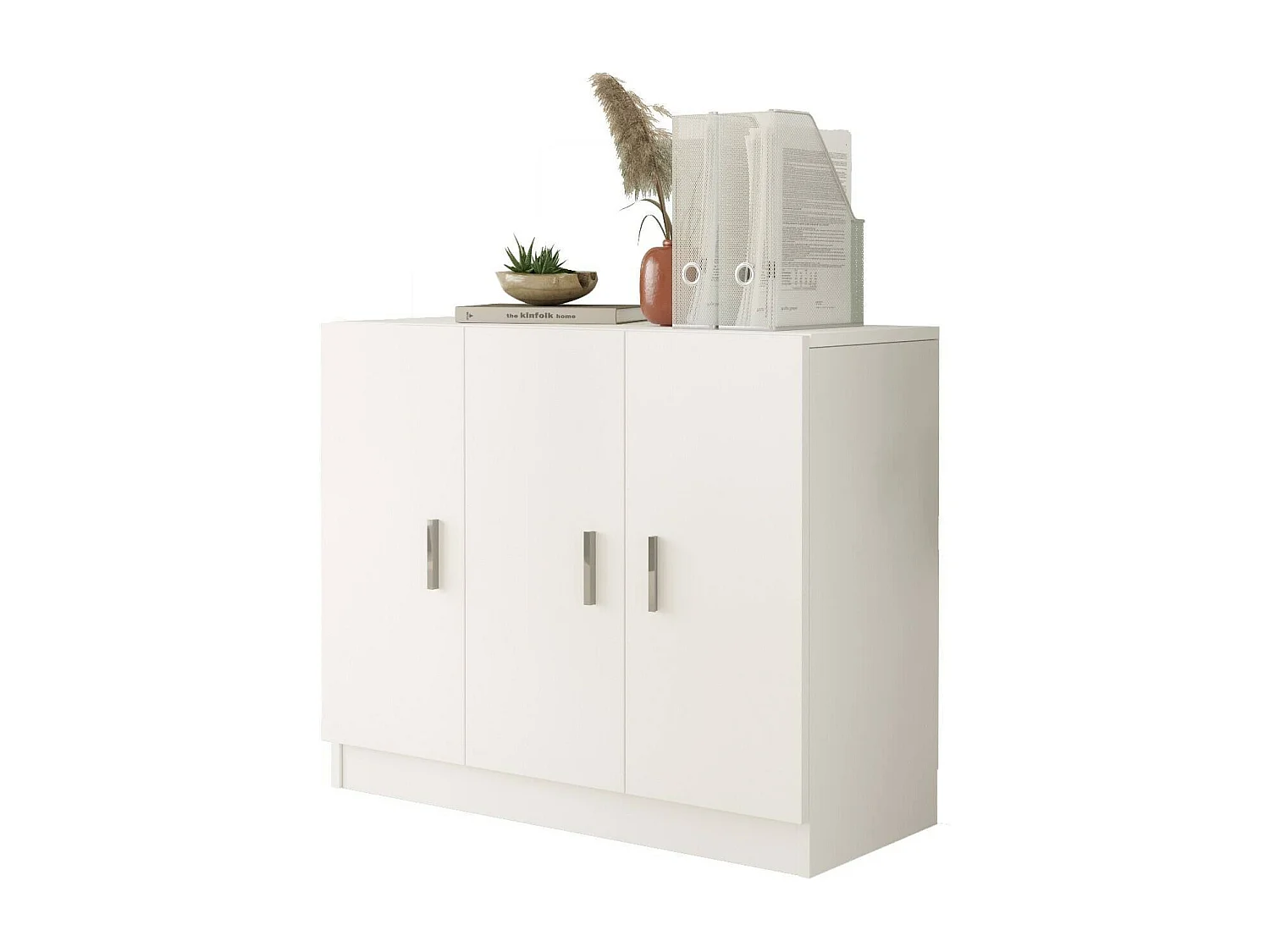 Grande armoire polyvalente Dcavallin, Meubles multifonctionnels, Casier à chaussures, Support à chaussures pour armoire, 89x38 h74 cm, Blanc