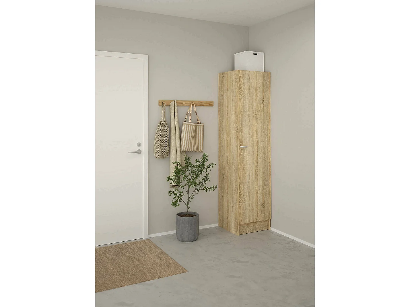 Aparador Dsanton, Bufé de salón, Aparador de salón, Despensa de cocina, 160x38 h80 cm, Negro