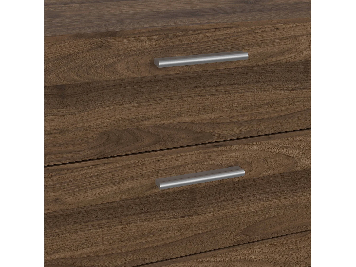 Dmora - Credenza Phethai, 140x40 h82 cm, Noce