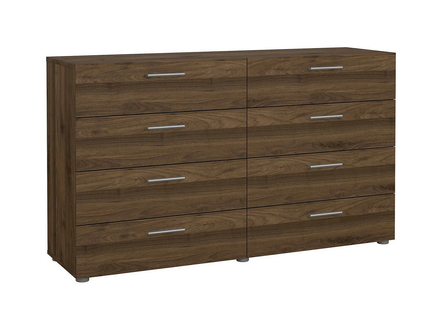 Buffet Dsattol, Buffet du salon, Commode de salon, Garde-manger de cuisine, 140x40 h82 cm, Noyer