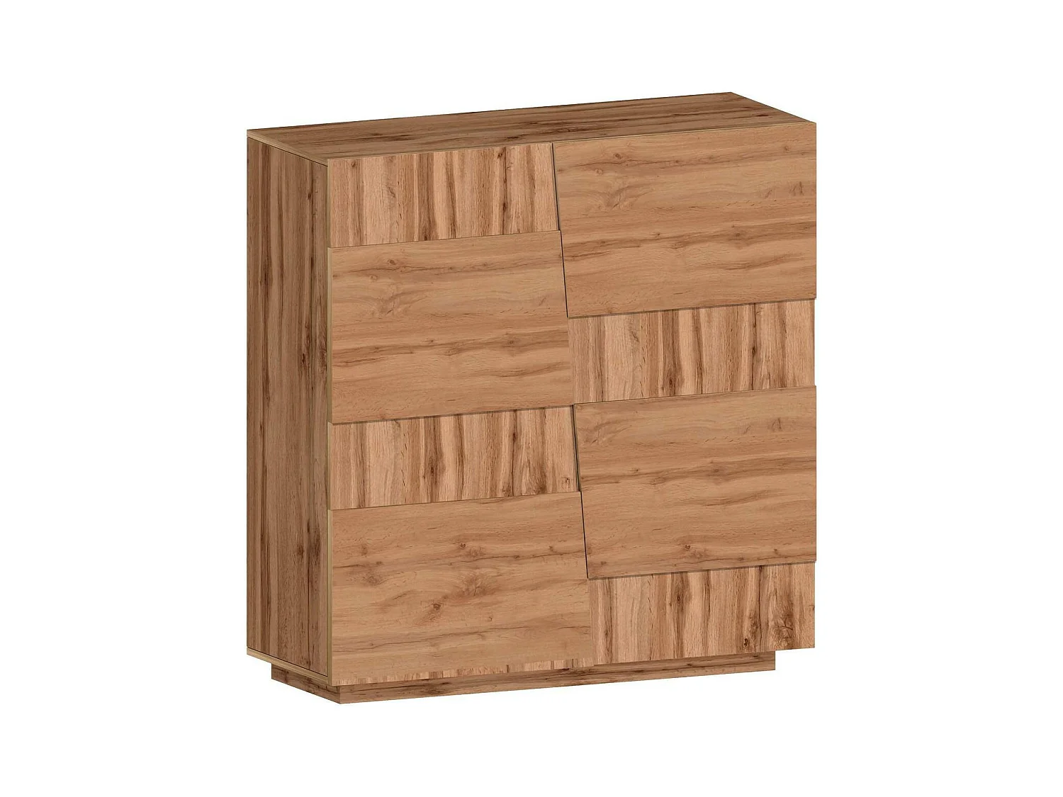 Armoire polyvalente 2 portes Ddescigli, Armoire multifonctionnelle, Armoire 2 portes, 120x44h126 cm, Chêne