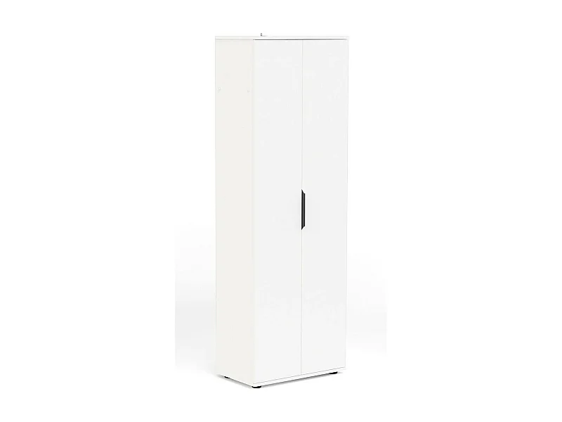 Armoire polyvalente à 2 portes Dgoessilin, Meubles multifonctionnels, Casier à chaussures, Support à chaussures pour armoire, 61x35 h180 cm, Blanc mat