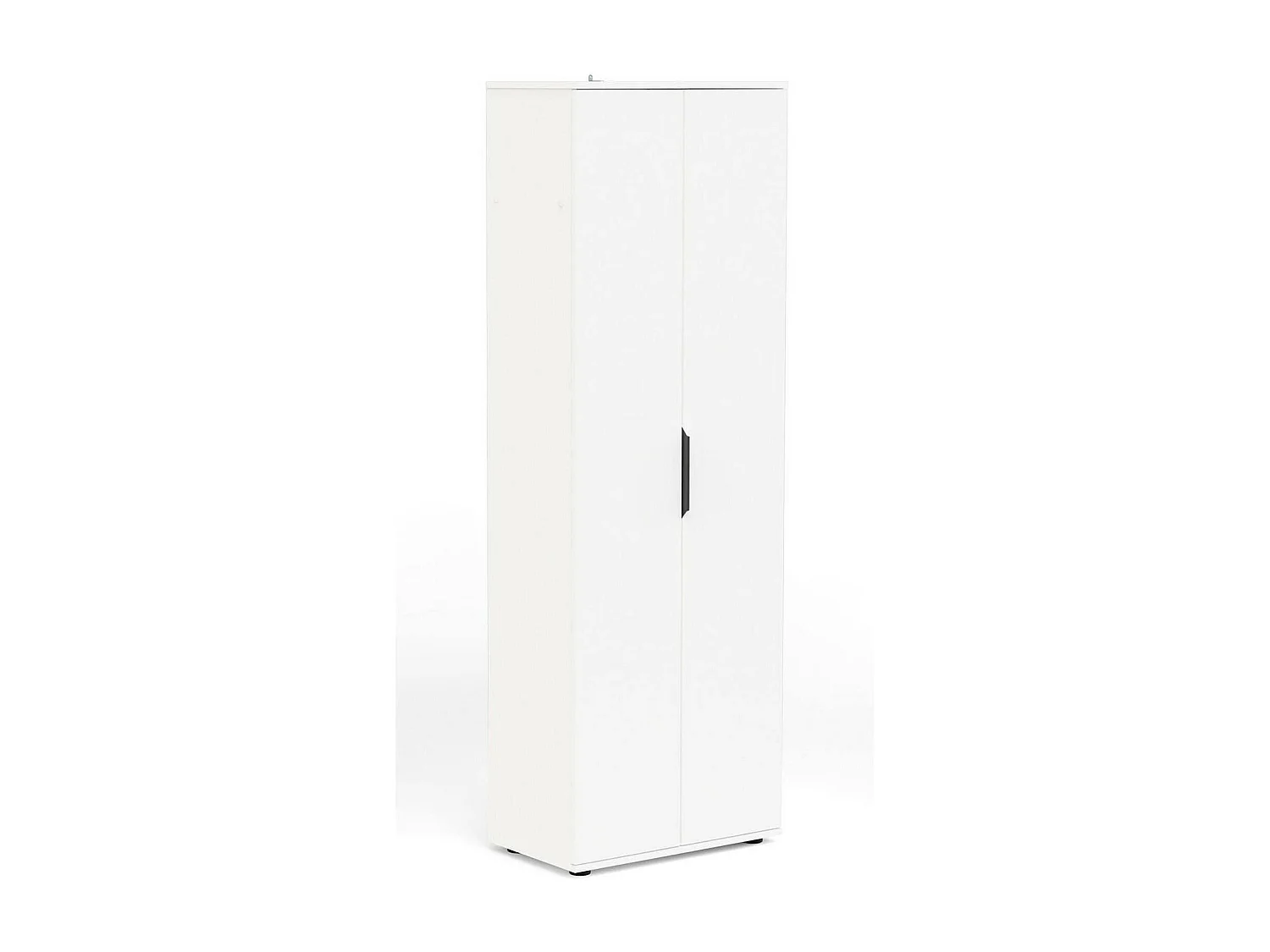 Armoire polyvalente à 2 portes Dgoessilin, Meubles multifonctionnels, Casier à chaussures, Support à chaussures pour armoire, 61x35 h180 cm, Blanc mat