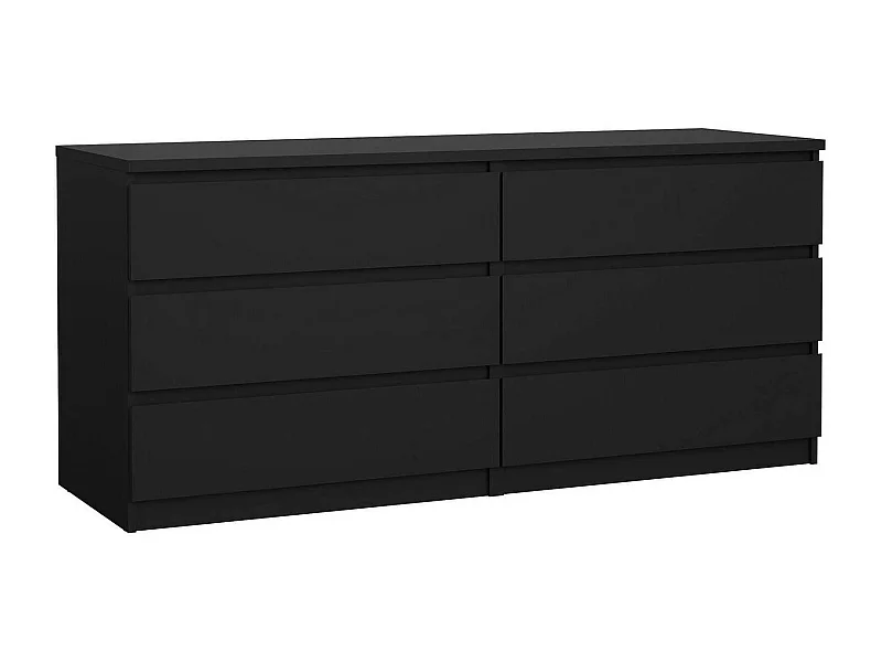 Dmora - Credenza Joyce, 154x50 h68 cm, Nero