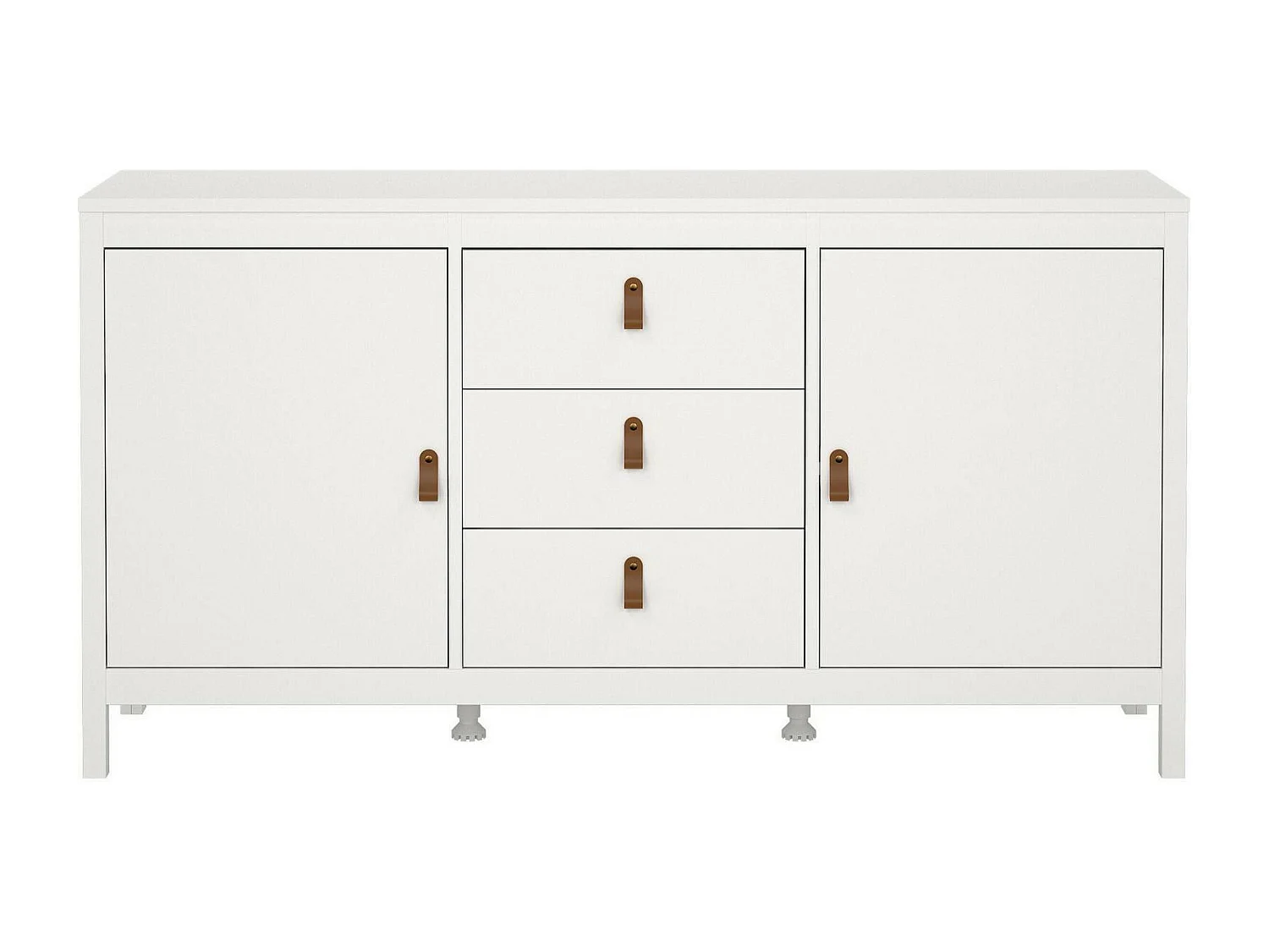 Dsaracc dressoir, Woonkamerbuffet, Woonkamerdressoir, Keukenkast, 151x38 h80 cm, Wit