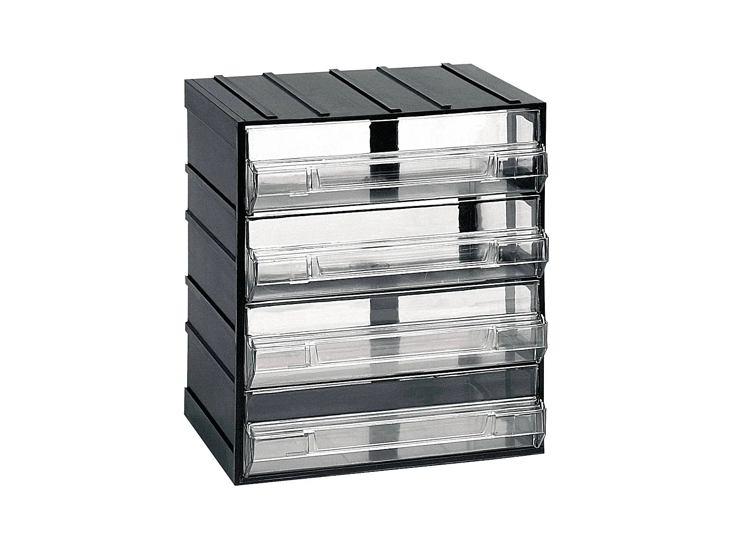 Armoire Polyvalente À 2 Portes, En Pvc, Anthracite, 19.2x14.8h23 Cm