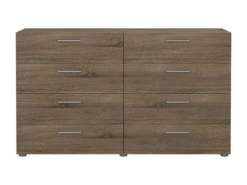 Dmora - Credenza Phethai, 140x40 h82 cm, Rovere
