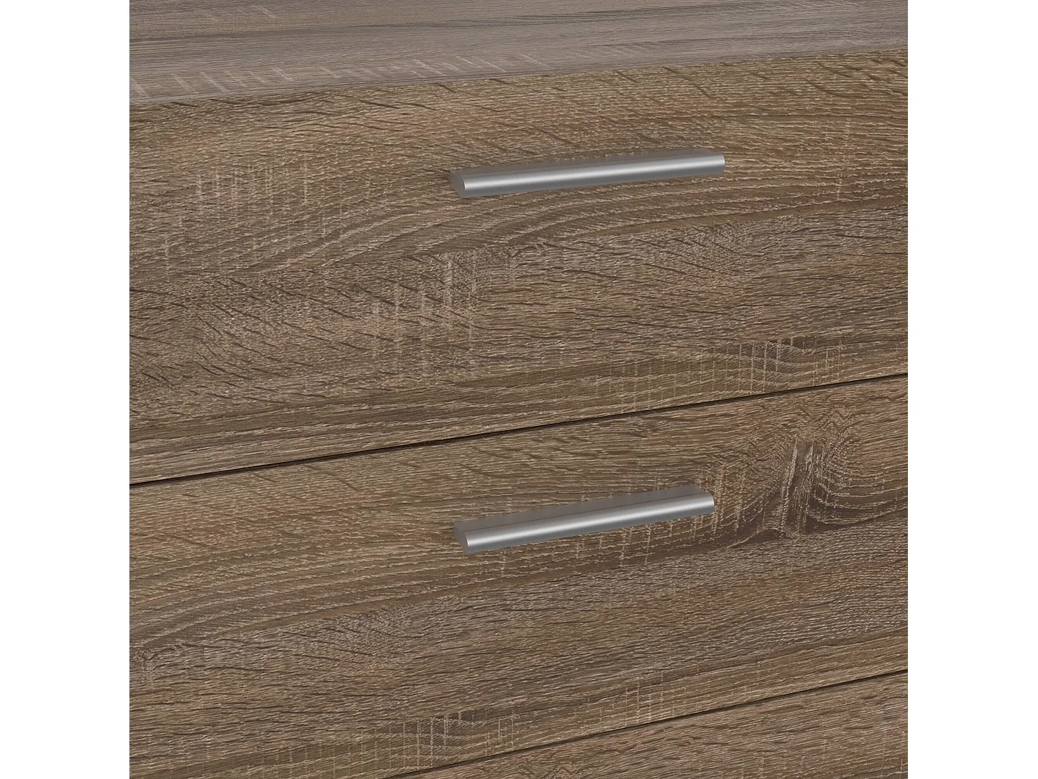 Dmora - Credenza Phethai, 140x40 h82 cm, Rovere