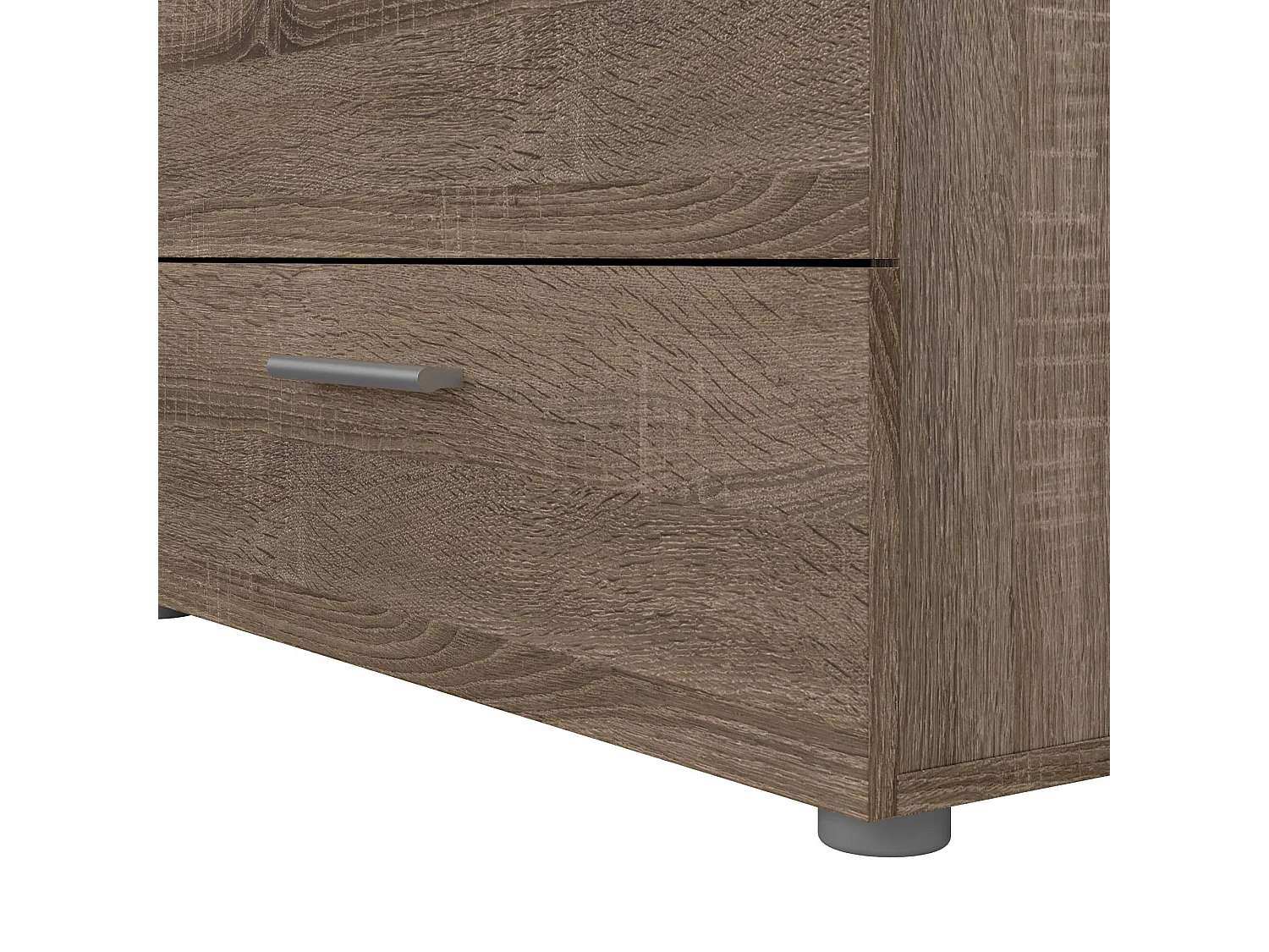 Dsattol dressoir, Woonkamerbuffet, Woonkamerdressoir, Keukenkast, 140x40 h82 cm, Eiken