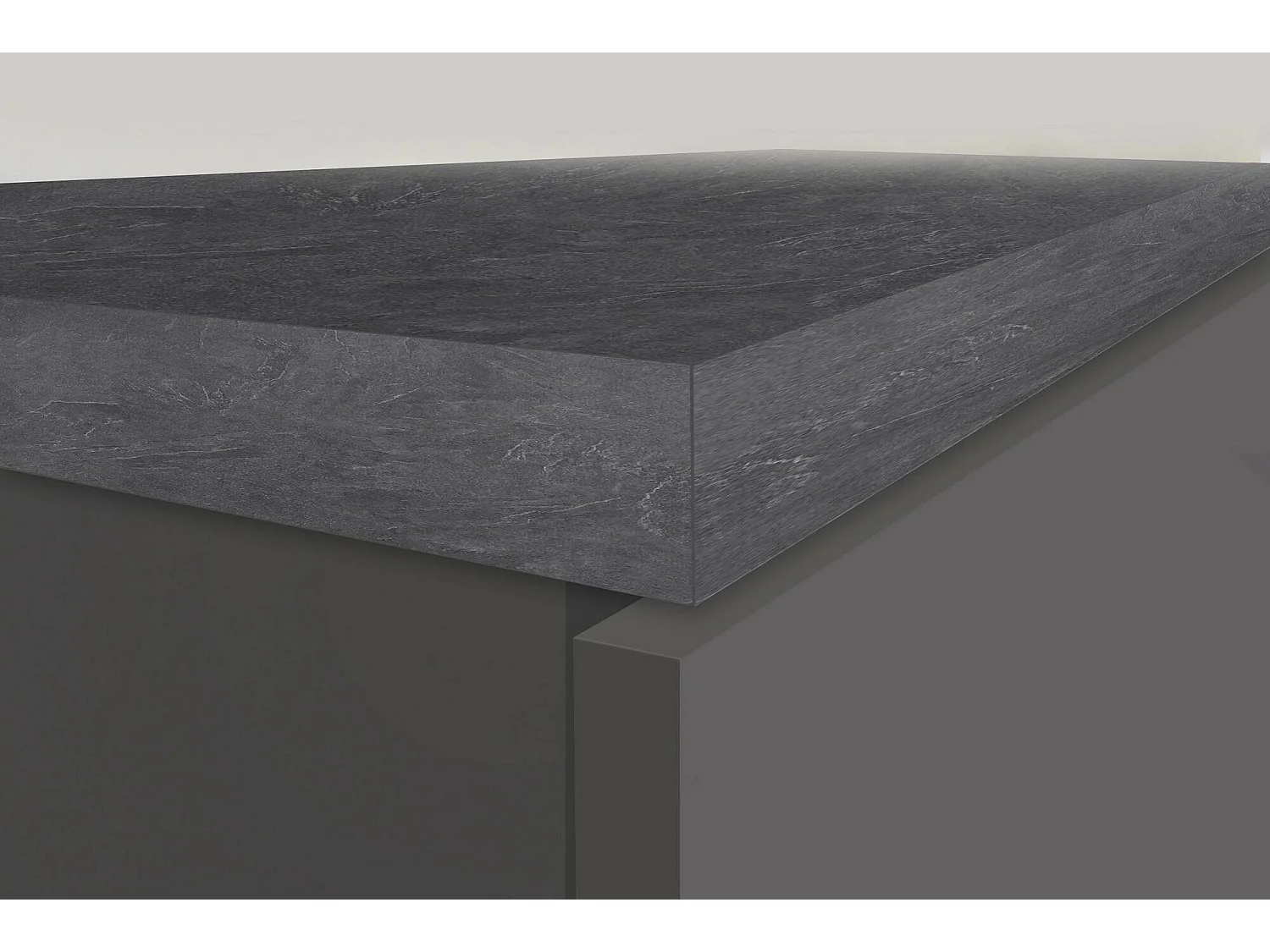 Buffet de Cuisine Dcasiragh Anthracite et Ardoise 30x60x165 cm - Meuble de Rangement Polyvalent, 100% Made in Italy