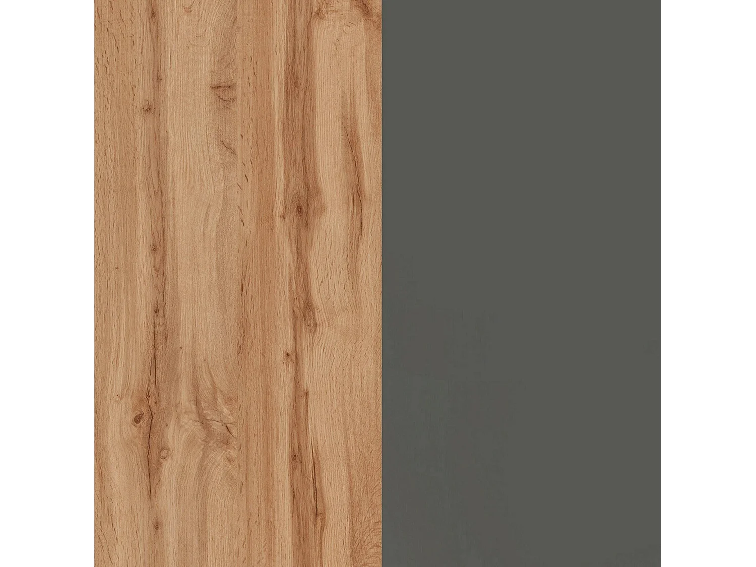 Küchenschrank Dcasiragh, Mehrzweckschrank, Küchenzeile Schrank, Multifunktionales Kühlregal, 100 % Made in Italy, 30 x 60 x 165 cm, Anthrazit und Eiche