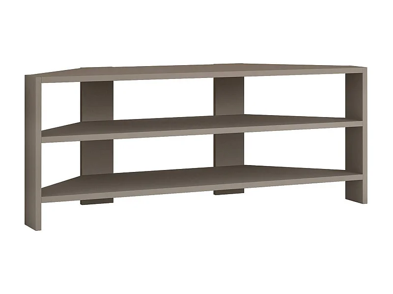 Meuble TV Dpossanzin, Buffet de salon, Armoire basse pour TV, Base murale de rangement, 114x36 h45 cm, Beige