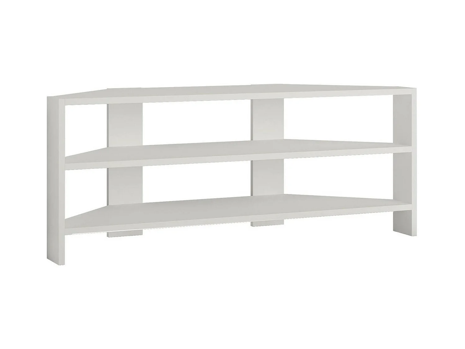 Fernsehschrank Dpossanzin, Ständer für Wohnzimmerfernseher, Niedriges Wohnzimmer-Sideboard, TV-Ständerbasis, 110x36 h45 cm, WeiÃŸ