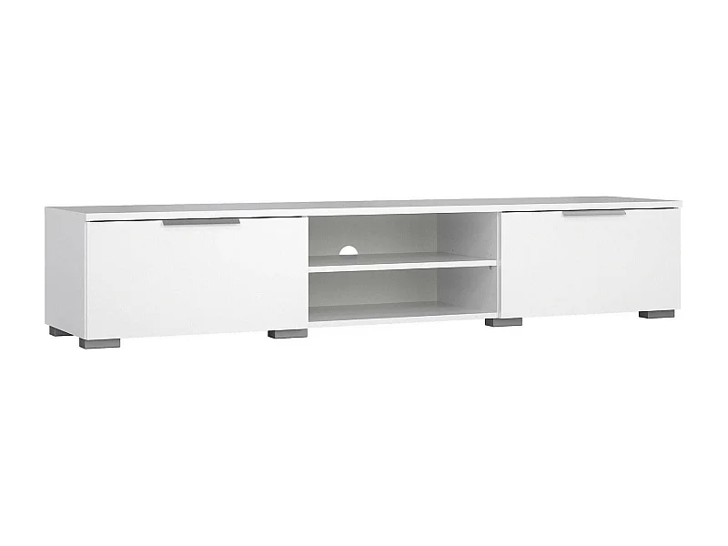 Fernsehschrank Dtheat, Ständer für Wohnzimmerfernseher, Niedriges Wohnzimmer-Sideboard, TV-Ständerbasis, 173x40 h33 cm, WeiÃŸ
