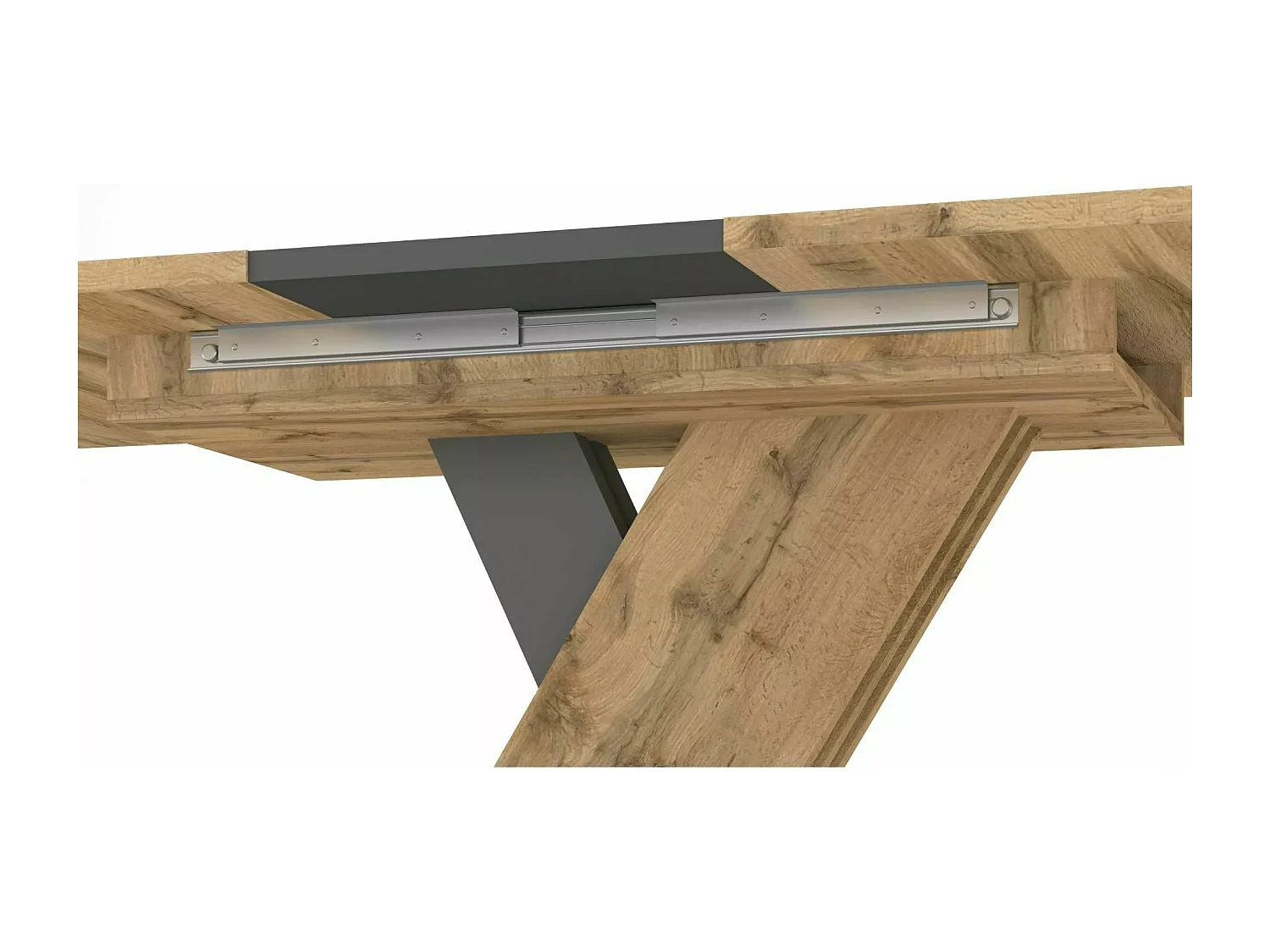 Table à manger Exel (85x140-180)/Artisan&Anthracite