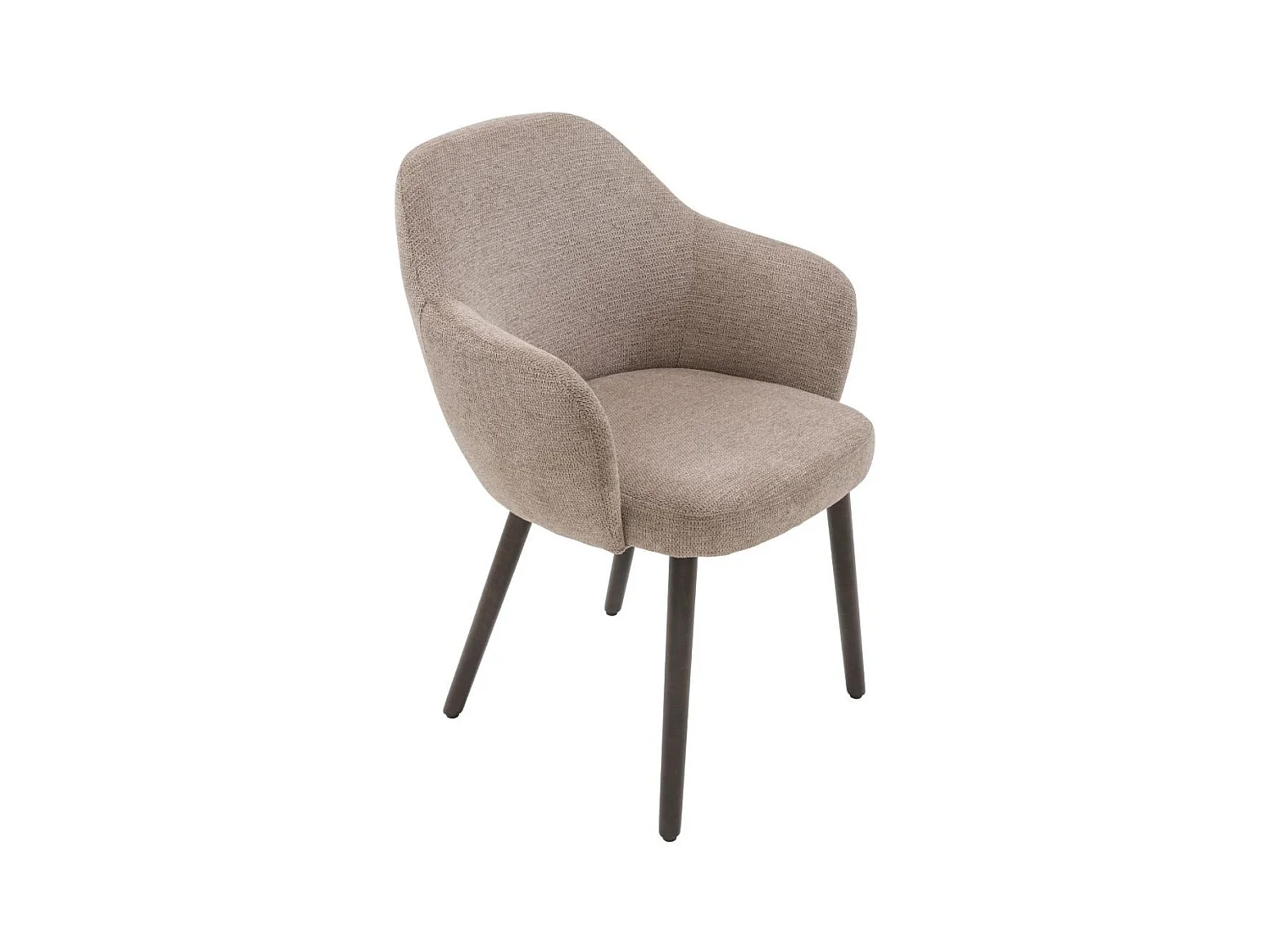 Set van 6 bridgefauteuils in stof L51 cm - ERNEST