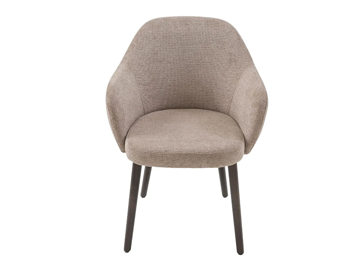 Set van 6 bridgefauteuils in stof L51 cm - ERNEST