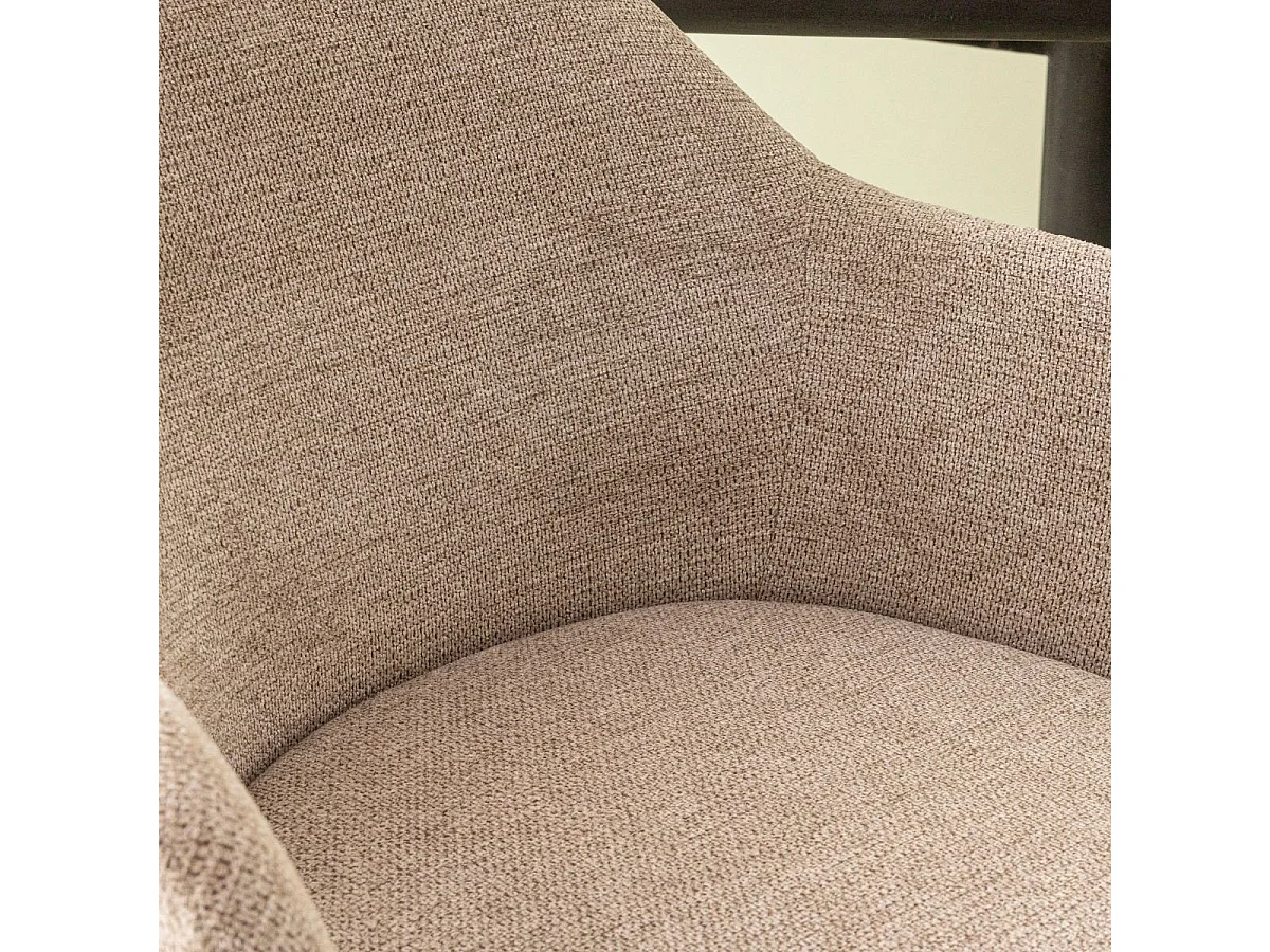 Set van 6 bridgefauteuils in stof L51 cm - ERNEST