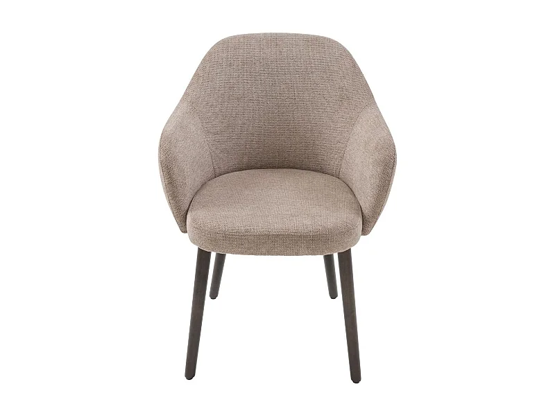 Lot de 6 fauteuils bridge en tissu L51 cm - ERNEST