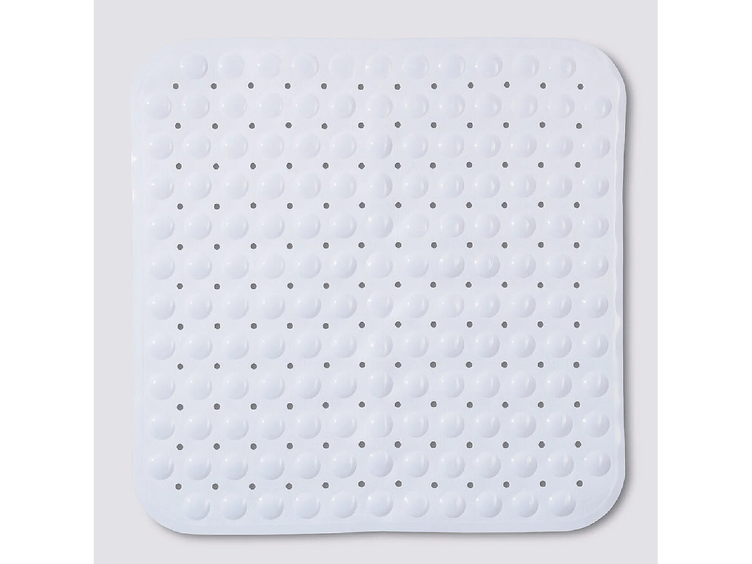 Fond de Douche PVC "Anti-Dérapant" 54x54cm Blanc