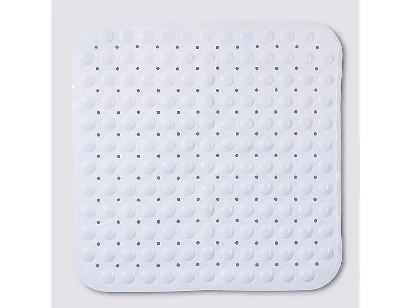 Fond de Douche PVC "Anti-Dérapant" 54x54cm Blanc
