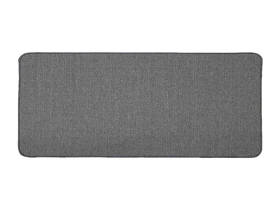 Tapis Déco Tissé Uni "Manea" 45x120cm Gris