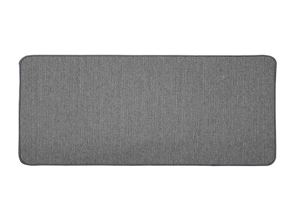 Tapis Déco Tissé Uni "Manea" 45x120cm Gris