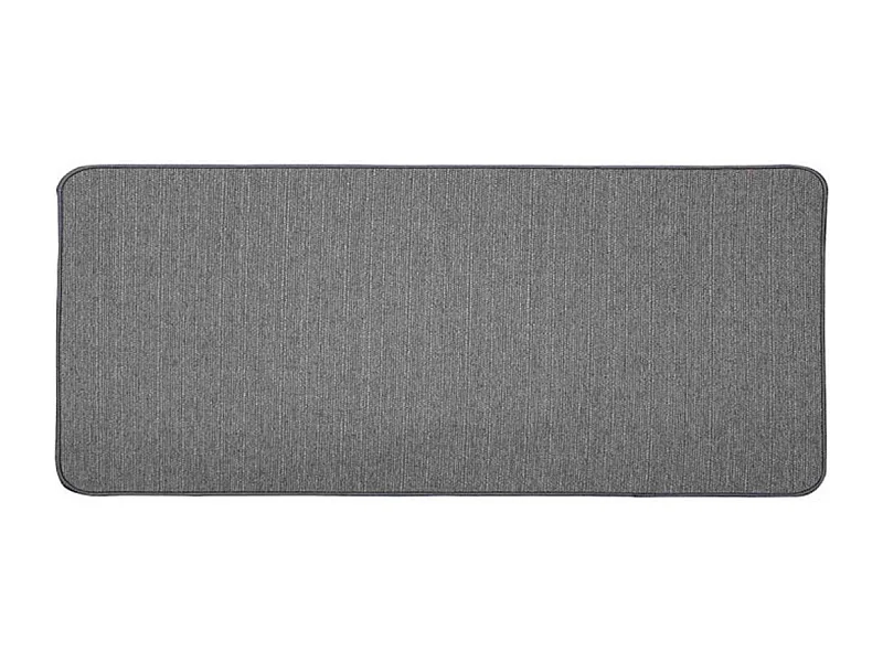 Tapis Déco Tissé Uni "Manea" 45x120cm Gris