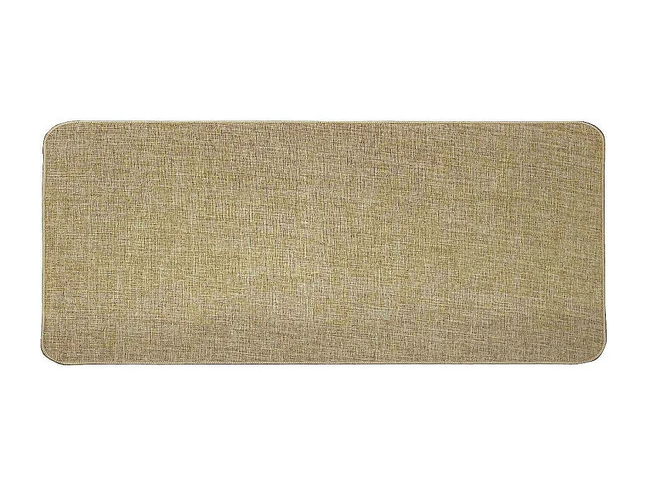 Tapis Déco Tissé Uni "Manea" 45x120cm Beige