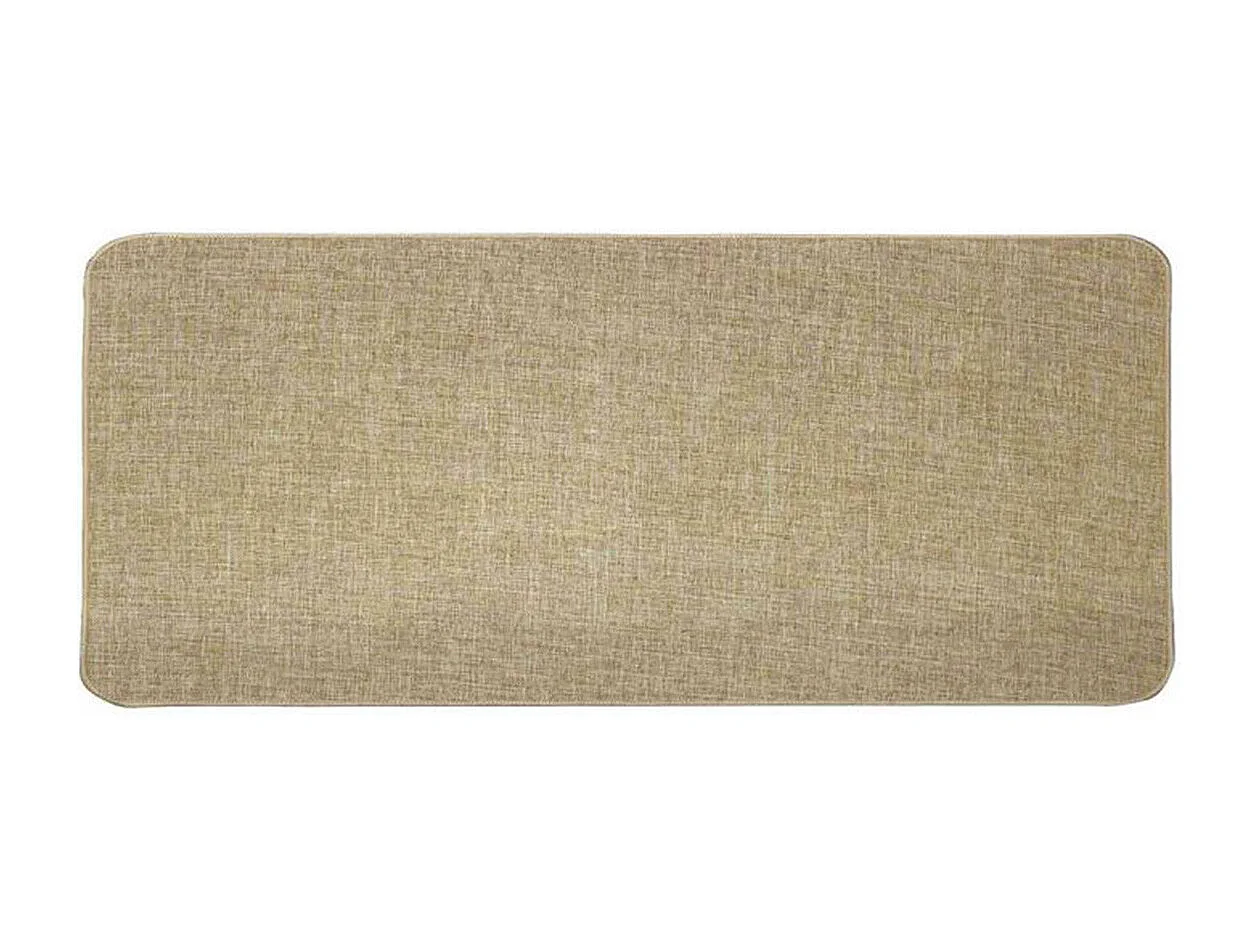 Tapis Déco Tissé Uni "Manea" 45x120cm Beige