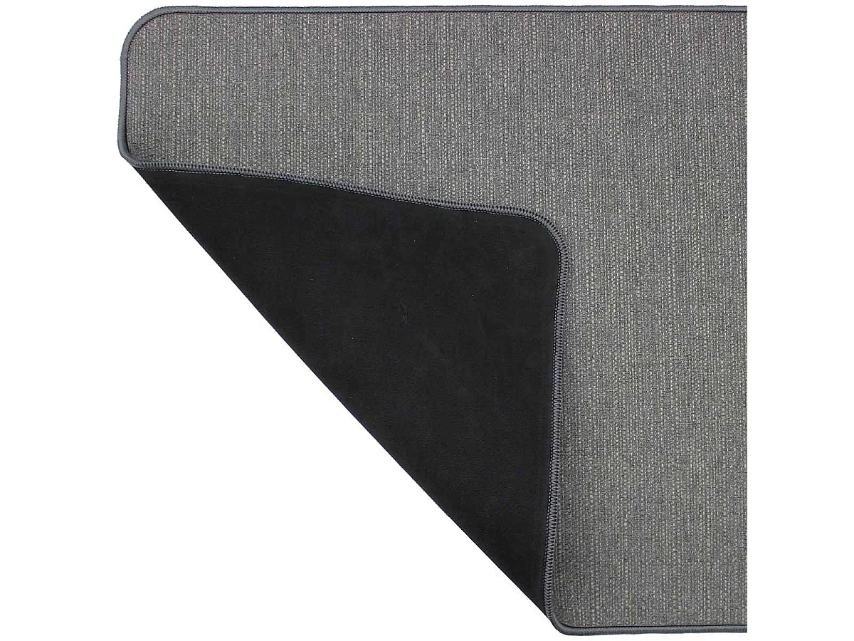 Tapis Déco Tissé Uni "Manea" 45x75cm Gris
