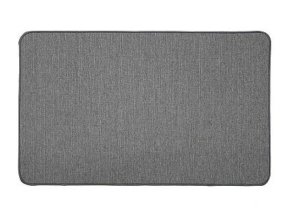 Tapis Déco Tissé Uni "Manea" 45x75cm Gris