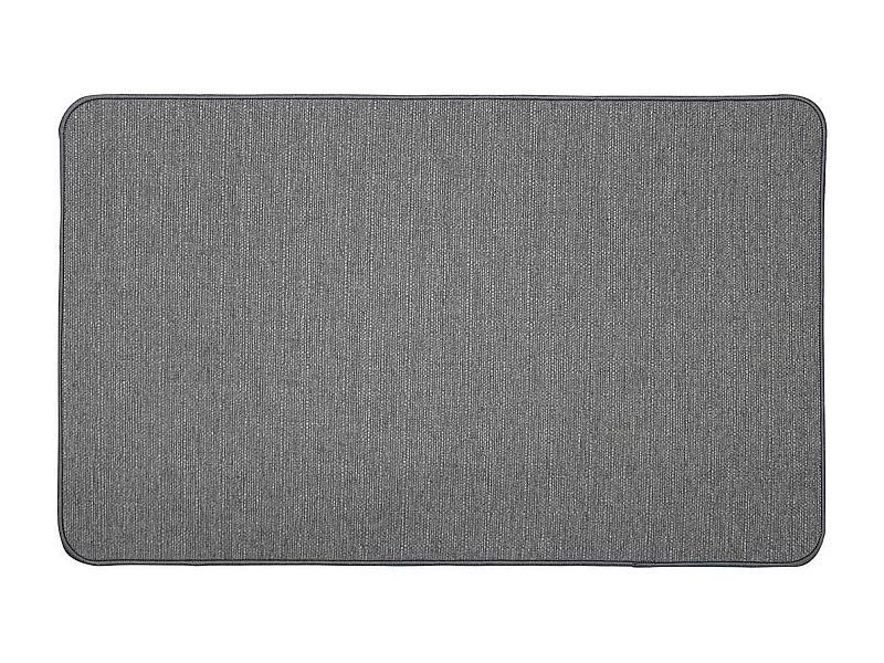 Tapis Déco Tissé Uni "Manea" 45x75cm Gris