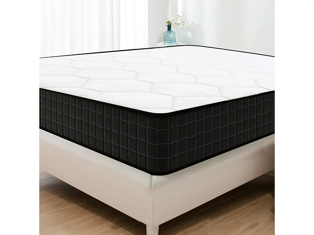 Ensemble Matelas et Couette et Oreiller - Matelas 90x190x15cm + Couette 140x200cm + Oreiller 60x60cm  (Matelas+Couette+Oreiller, tous dans un colis)