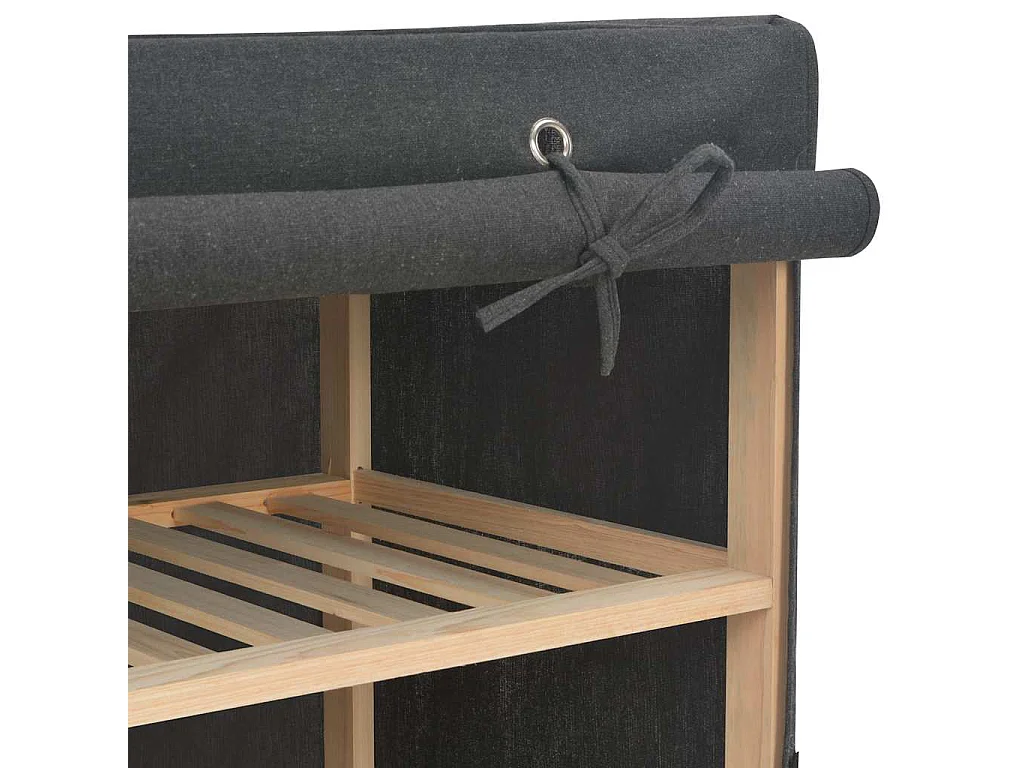 Garde-robe Gris 135 x 40 x 170 cm Tissu