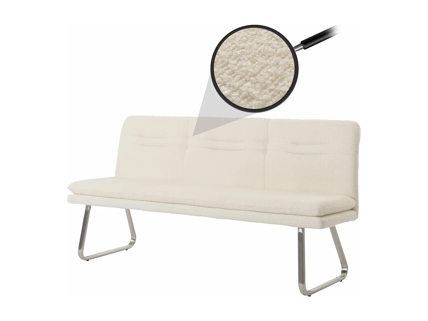 Banc MCW-H70,  crème