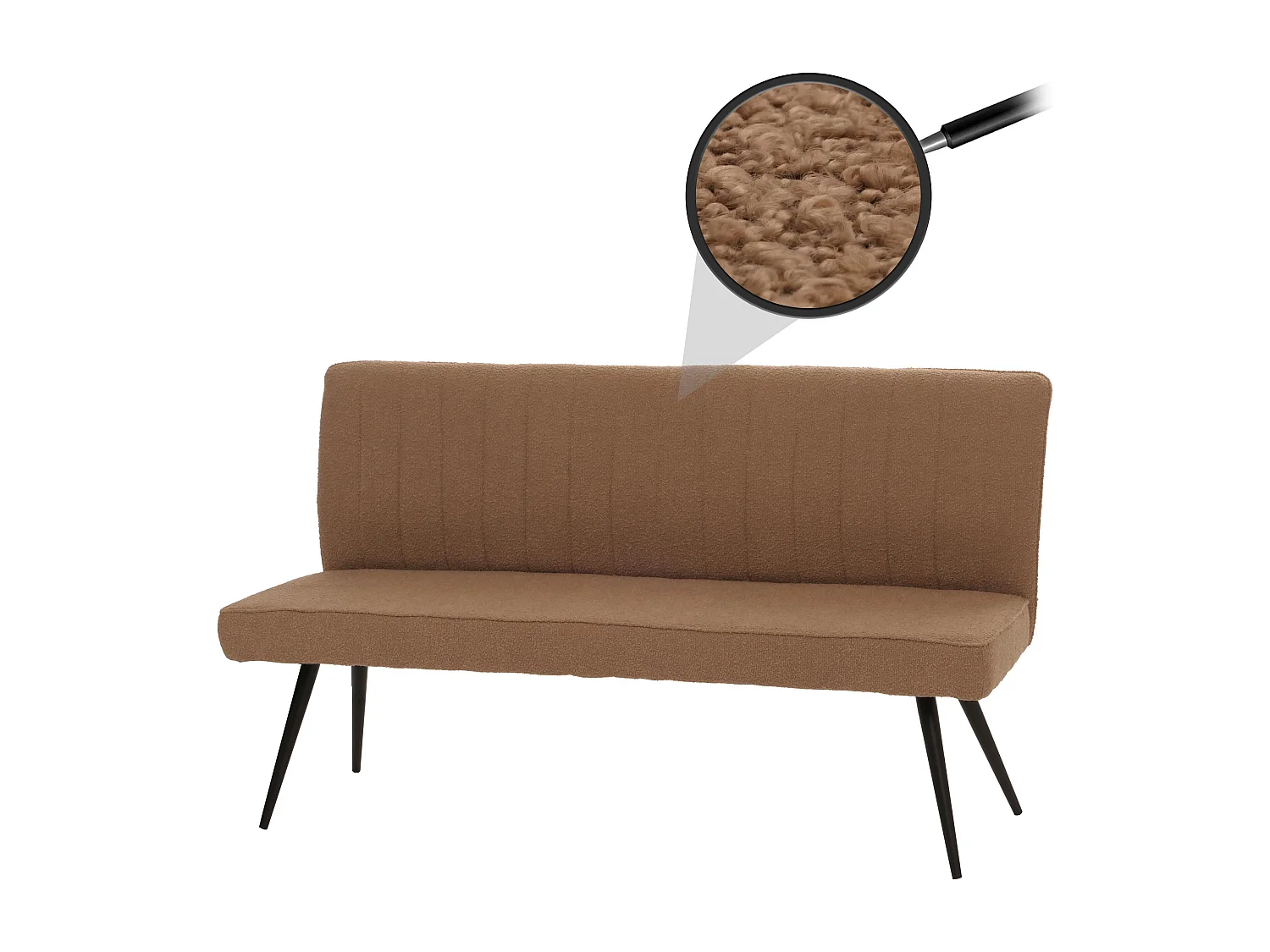 Asiento corrido MCW-K16,  marrón