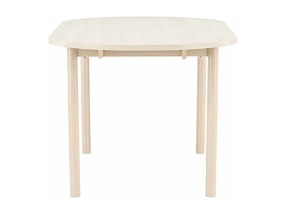 Andy Esstisch oval 90x180 cm whitewash.