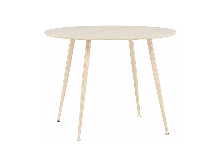Table à Manger Design "Plaza" 100cm Naturel